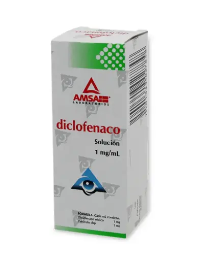 DICLOFENACO 1 SOL 1MG/1ML 5ML DICLOFENACO SODICO ANTIINFLAMATORIO NO ESTEROIDEO