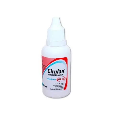 CIRULAN 1 GOT 400MG/1/20 ML METOCLOPRAMIDA ESTIMULANTE MOTILIDAD GASTROINTESTINAL