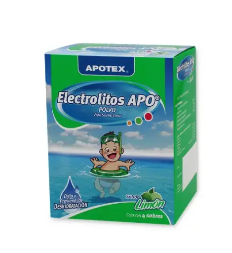 Electrolitos APO Polvo Vida Suero Oral sabor Limón