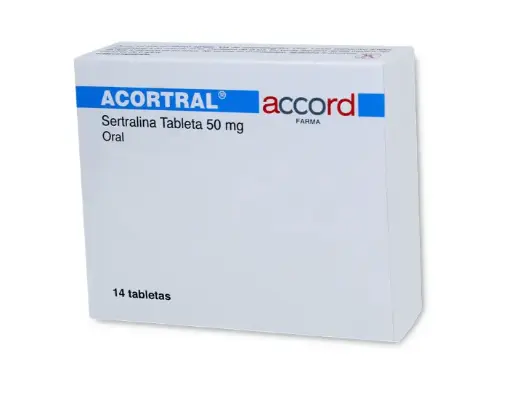 ACORTRAL 14 TAB 50 MG SERTRALINA ANTIDEPRESIVO