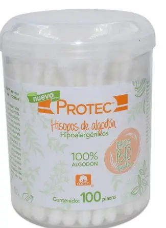 APLICADOR C/ALGODON 1 TARRO 100 PZA HISOPOS / APLICADOR C/ALGODON MATERIAL DE CURACION 