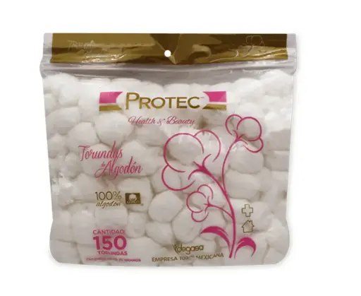 ALGODON BOLSA CON 150 TORUNDAS 75 G ALGODON MATERIAL DE CURACION