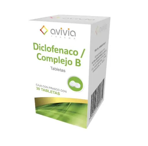 DICLOFENACO/COMPL B 30 TAB 50/50/50 MG DICLOFENACO SODICO;CLORHIDRATO DE TIAMINA;CLORHIDRATO DE PIRIDOXINA ANTIINFLAMATORIO/RELAJANTE MUSCULAR