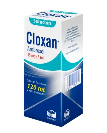 CLOXAN 1 SOL 300MG/120ML AMBROXOL EXPECTORANTE 