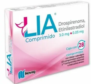 LIA 28 COMP 3/.03 MG DROSPIRENONA;ETINILESTRADIOL ANTICONCEPTIVO