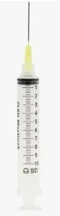 JERINGA AMARILLA 1 JERS 20X32MM/10 ML JERINGA MATERIAL DE CURACION