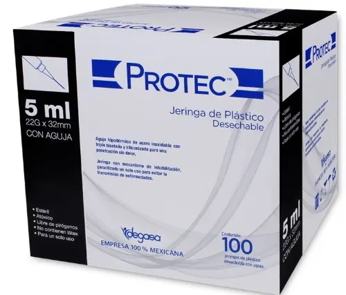 JERINGA NEGRA JERS 22GX32MM/5 ML 