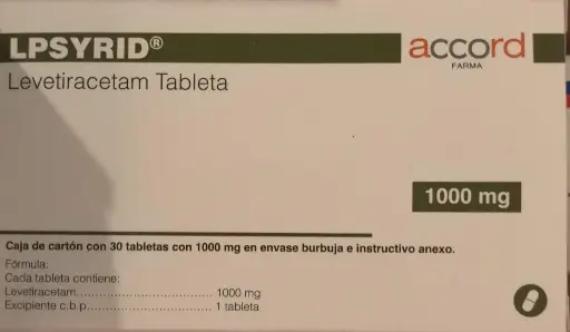 LPSYRID LEVETIRACETAM 1000 MG 30 TABLETAS