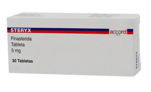 STERYX 30 TAB 5 MG FINASTERIDA HIPERPLASIA BENIGNA PROSTATICA