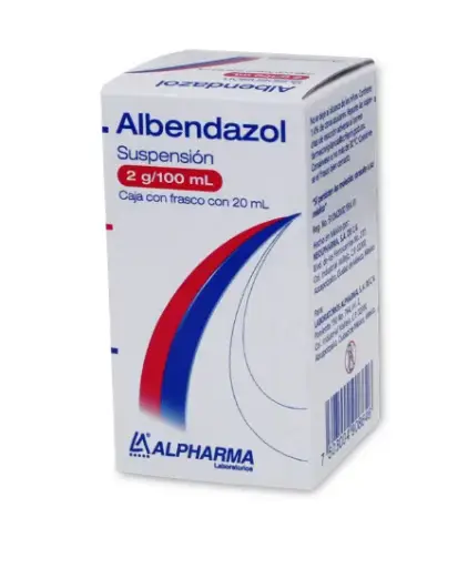 ALBENDAZOL 1 SUSP 400MG/20 ML ALBENDAZOL ANTIPARASITARIO