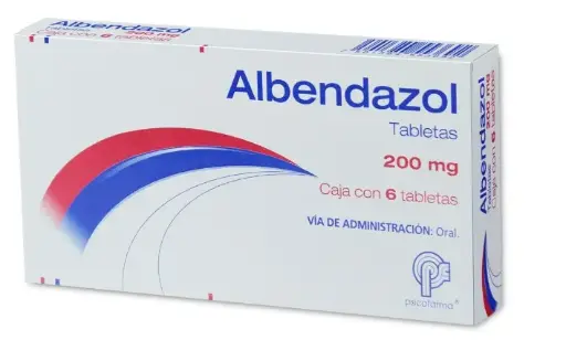 ALBENDAZOL 6 TABS 200 MG ALBENDAZOL ANTIPARASITARIO