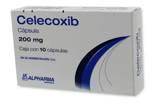 CELECOXIB 10 CAPS 200 MG CELECOXIB ANTIINFLAMATORIO