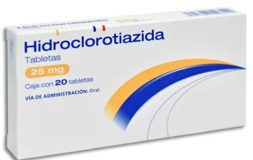 HIDROCLOROTIAZIDA 20 TAB 25 MG HIDROCLOROTIAZIDA DIURÉTICO