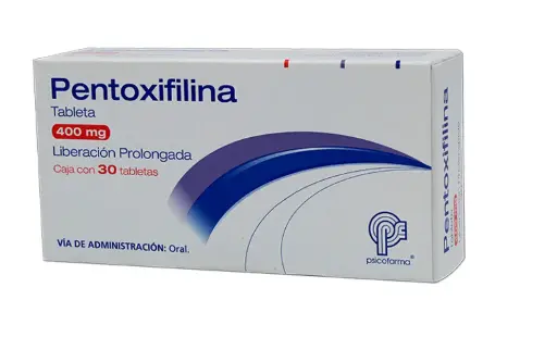 PENTOXIFILINA LIB PROL 30 GRAG 400 MG PENTOXIFILINA HEMORREOLOGICO