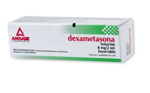 DEXAMETASONA 8MG/2 ML INYECTABLE