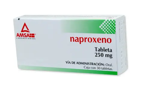 NAPROXENO 30 TAB 250 MG NAPROXENO ANTIINFLAMATORIO NO ESTEROIDEO