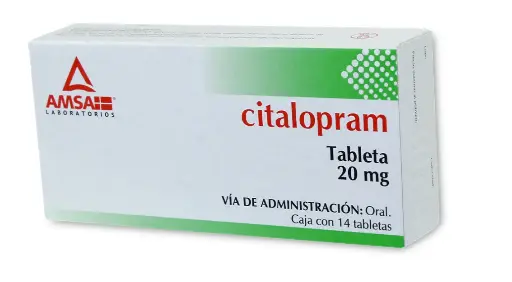 CITALOPRAM 14 TAB 20 MG CITALOPRAM ANTIDEPRESIVO